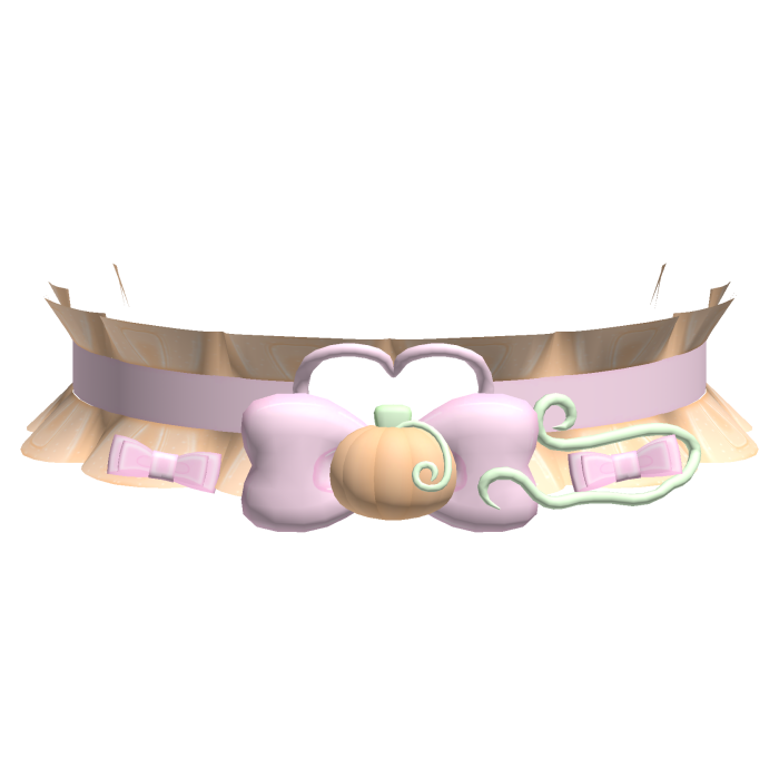 ʚ ︵ pretty pumpkin princess choker !