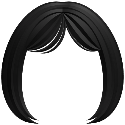 ♡ Cute Wispy Bangs In Black Roblox item