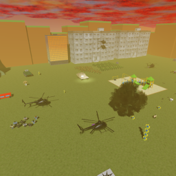 Fly Helicopters and fight everywhere