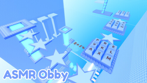 Blue ASMR Tower Obby