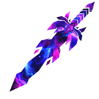 Purple Galaxy Arcane Mage Sword