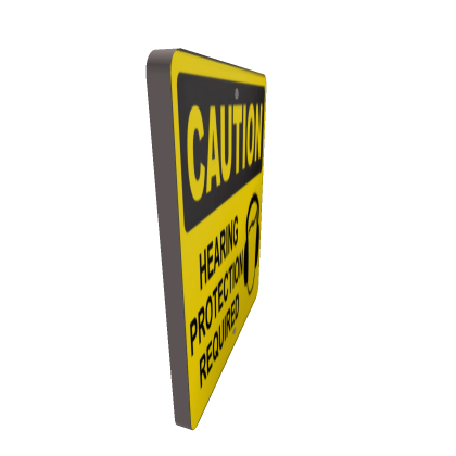 Hearing Protection Required Sign