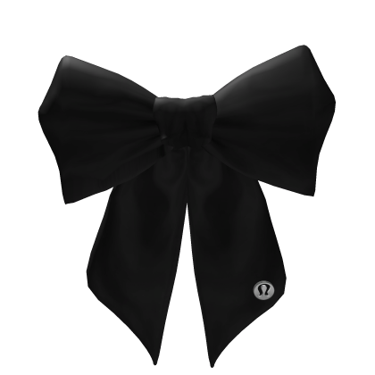 black huge looloo hair bow Roblox item