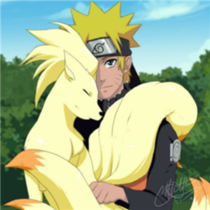 Naruto & His Pokemon Ninetalis Roblox decal