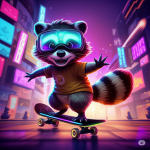 raccoons..