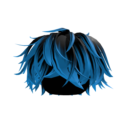 Black & Blue Messy Cool Hair thumbnail