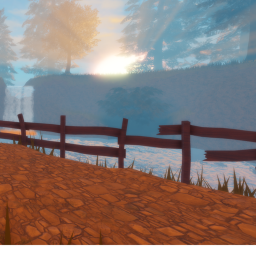 realistic pond