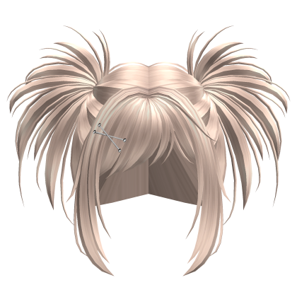 Cyber Y2K Pigtails (Platinum Blonde) Roblox item