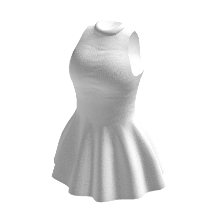 🤍 Cute White Skater Dress thumbnail