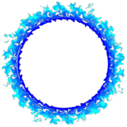 Fire ring (blue) Roblox decal