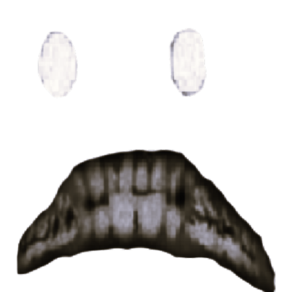 Face scary sad Roblox decal