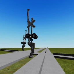 Suburgan railroad crossing icon
