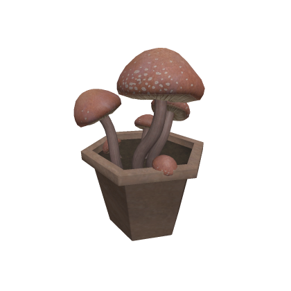 Mushrooms in a pot