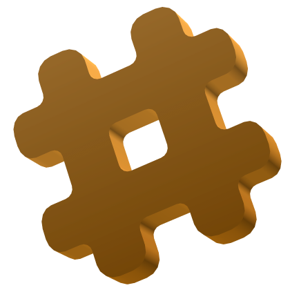 Yellow Hashtag