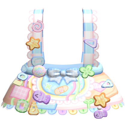 Cute Kawaii Decora Kitty Overalls 1.0 Roblox item