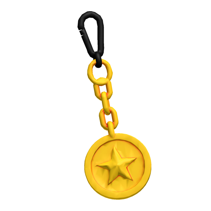 coin Gold keychain