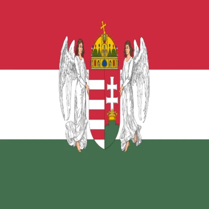 Flag Of The Kingdom Of Hungary W Angels V 2 NoFilter