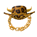[CODE: LC4] Light Yellow Covered Leopard Hat