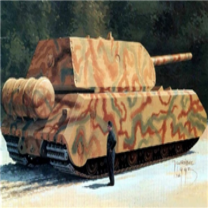 Signed painting of the Maus Roblox decal
