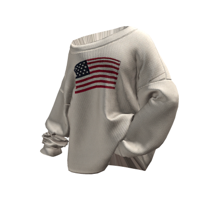 Posed Off Shoulder Oversized Sweater (USA Beige)