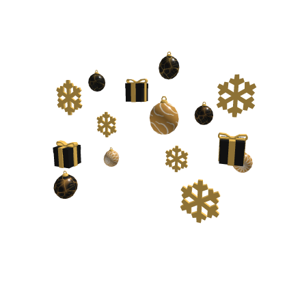 Black Gold Christmas Aura