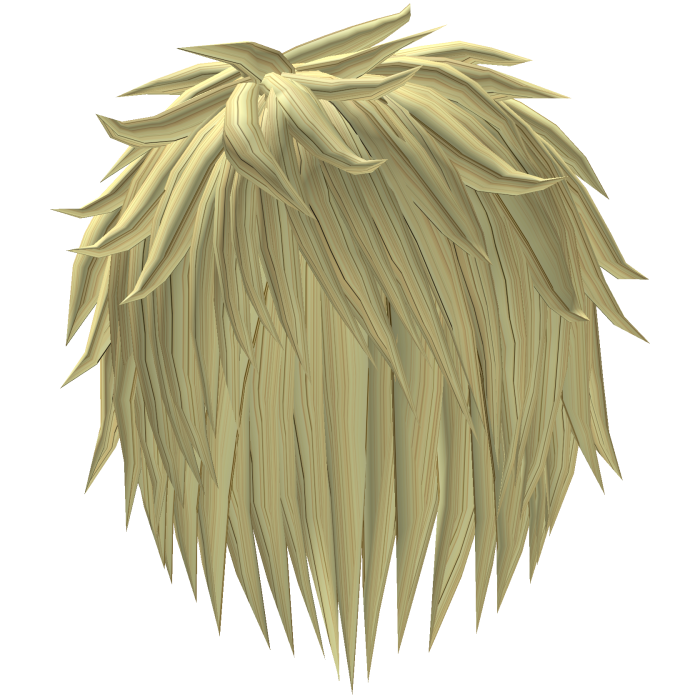 yellow emo hair