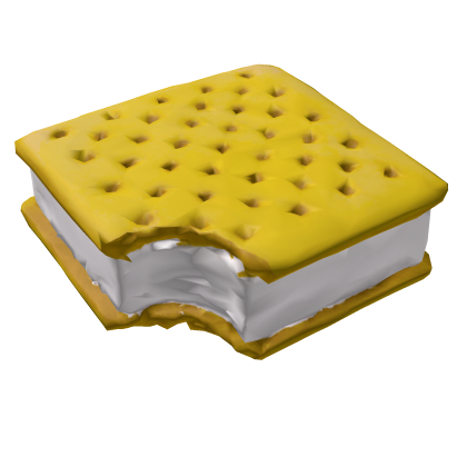 Cute Cheese Ice Cream Sandwich Cookie Roblox item