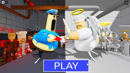 BARRY EXE VS ANGEL BARRY'S PRISON RUN (OBBY)
