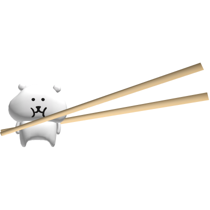 ♡ ꒰ chubby joke bear dumpling chopsticks ꒱ ♡