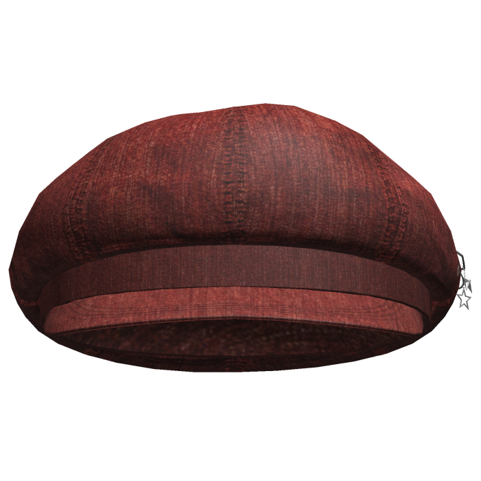 Simple Streetwear Newspaper Cap (Red)