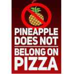 The pineappler pizza haters group