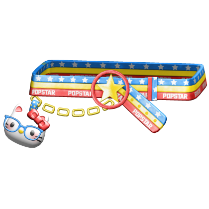 Amekaji Gyaru Kidcore Harajuku Kitty Belt 1.0