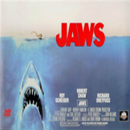 Jaws Movie Poster Decal Roblox decal