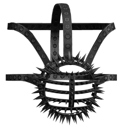 Black Spikey Muzzle