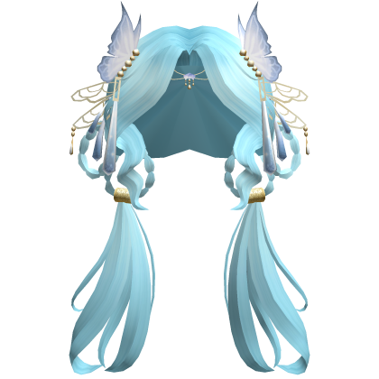 Magical Butterfly Blue Hair Roblox item