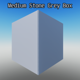 A Medium Stone Grey Box