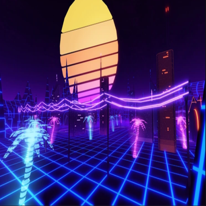Vaporwave Downtown | TDX | Map Roblox decal