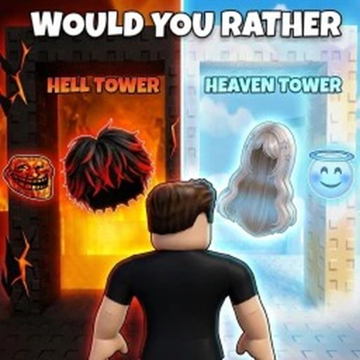 Would You Rather: Hell or Heaven Outfit Tower!