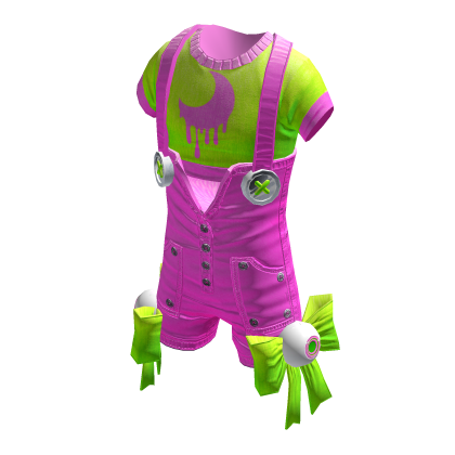 Monster Overalls Neon Watermelon thumbnail