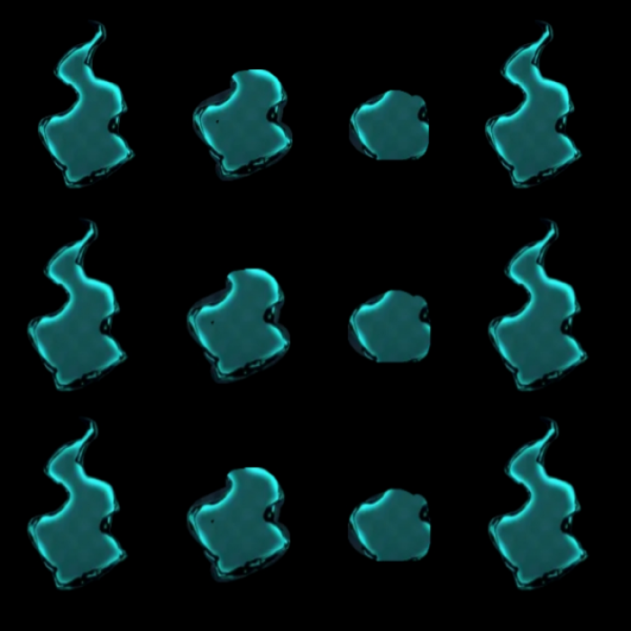 Flipbook cursed energy Roblox decal