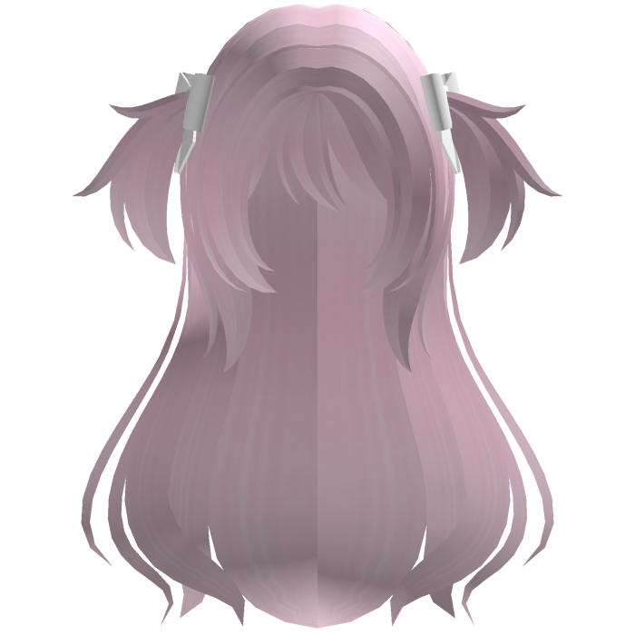 ♡ magical half-up pigtail hair in pink