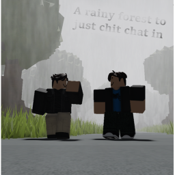 A rainy forest to chit chat in
