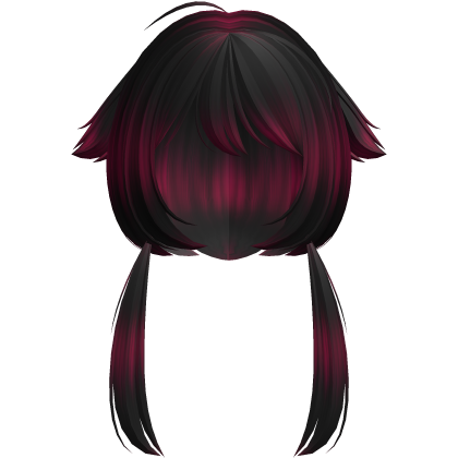 pink skunk dyed alternative jellyfish vkei hair Roblox item
