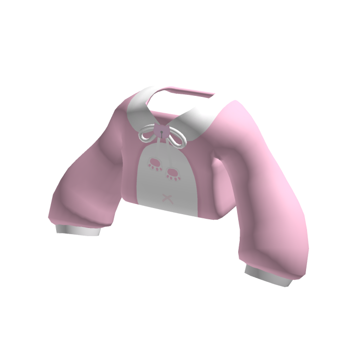 cute puppy sweater with paws [pink]