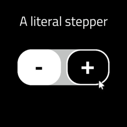 A literal stepper.