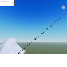 Mountain Hiking Simulator  X