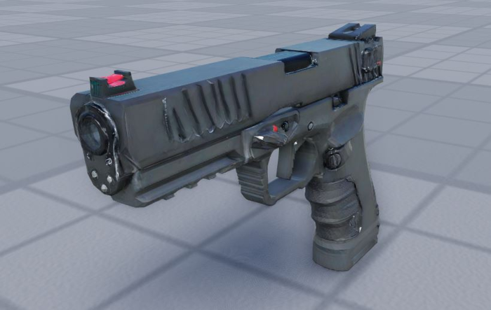 (WORKING GUN) Pistol APS SHARK-D Tool [PBR] preview 3