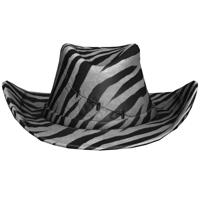 Zebra Cowboy Hat