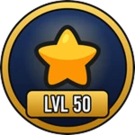 Level 50 Roblox badge thumbnail