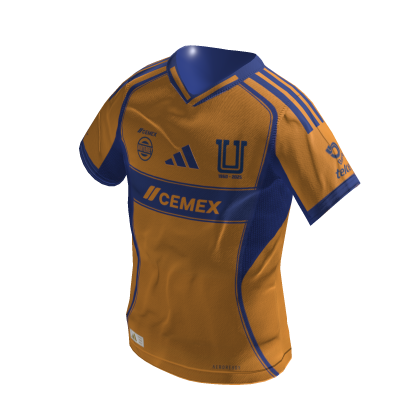 Tigres Home Kit Jersey 25/26 thumbnail